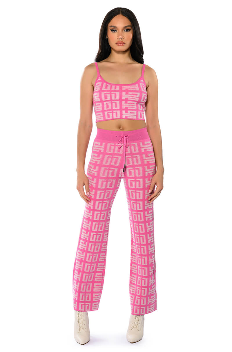 BLOWN AWAY WIDE LEG KNIT PANT
