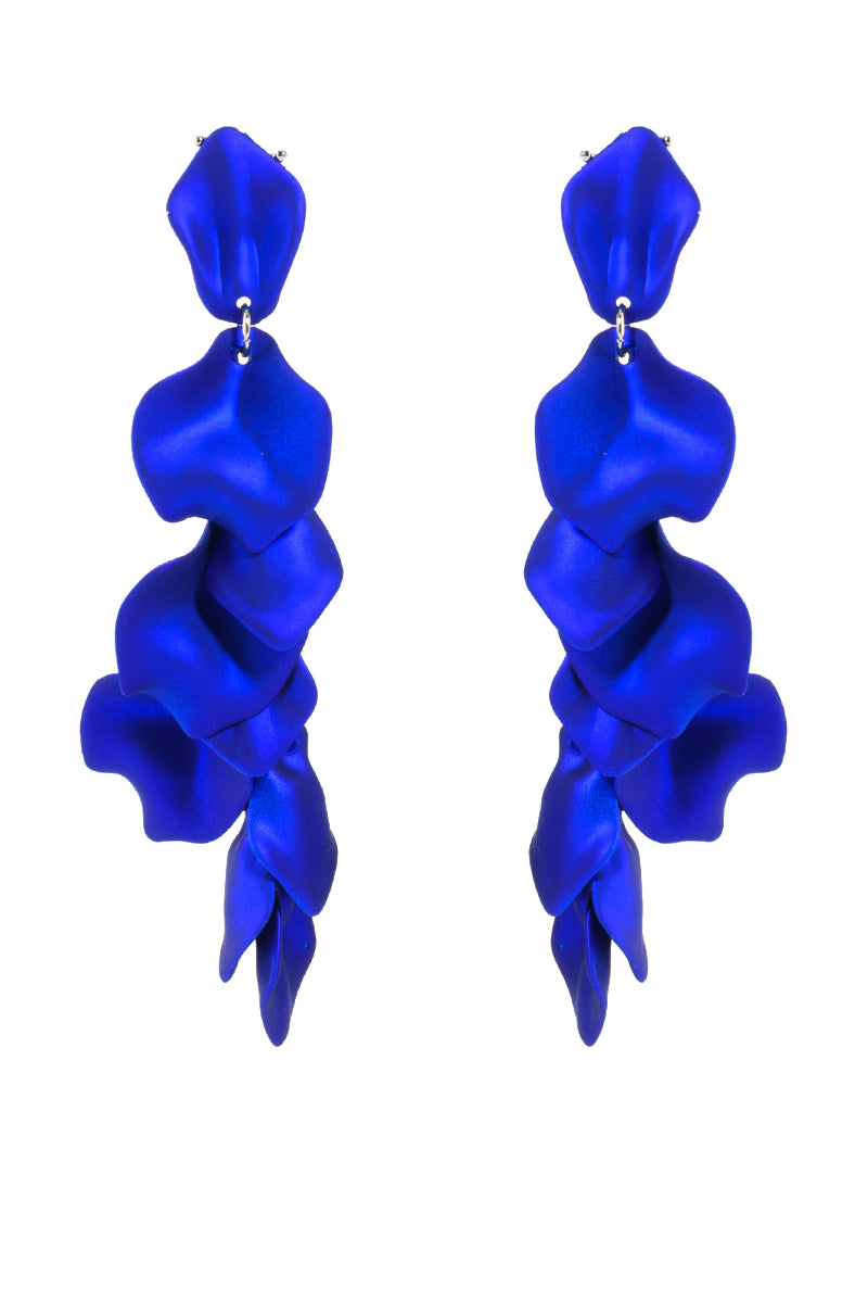BLUE PETAL EARRING
