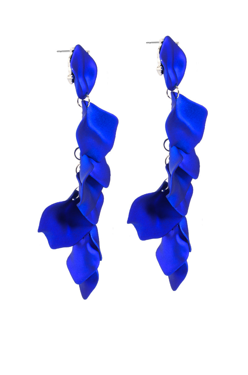 BLUE PETAL EARRING