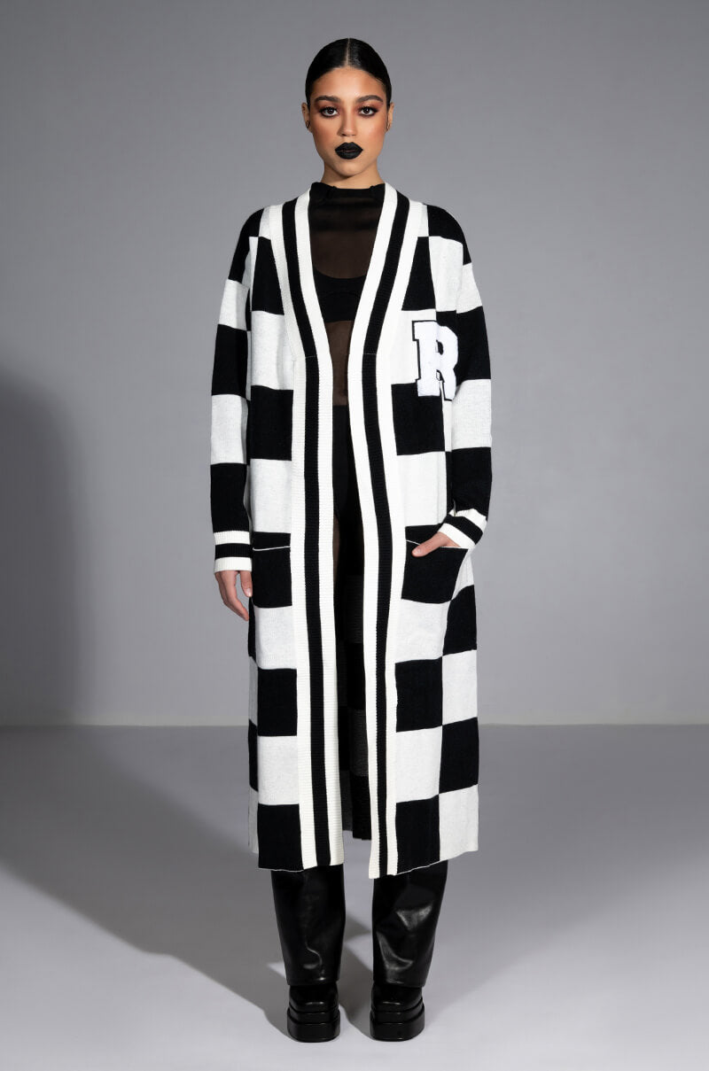 BUY ME THE WORLD LONG CARDIGAN