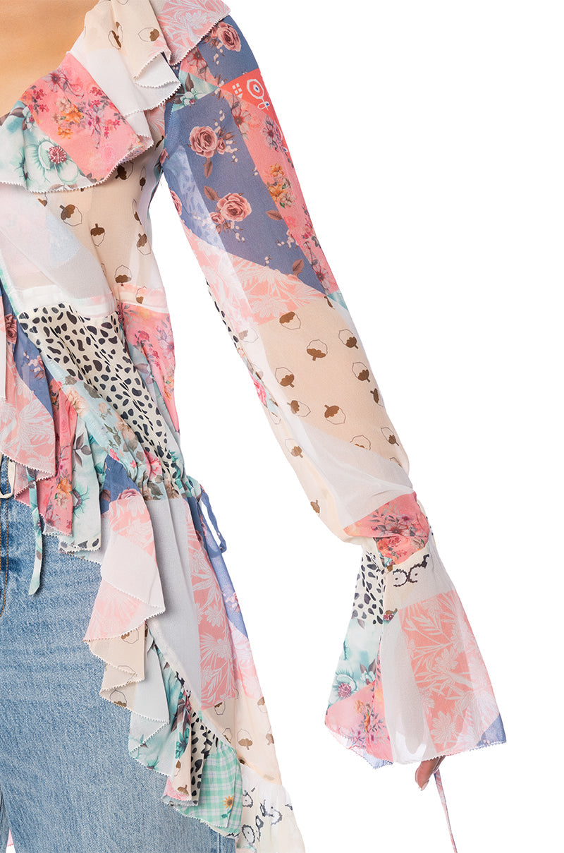 CAUGHT YOUR EYE LONG LENGTH BLOUSE