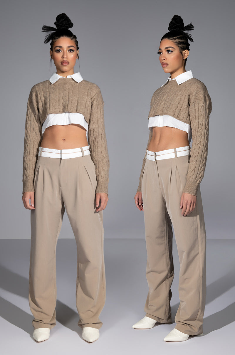 CERTIFIED BOSS WIDE LEG TROUSER