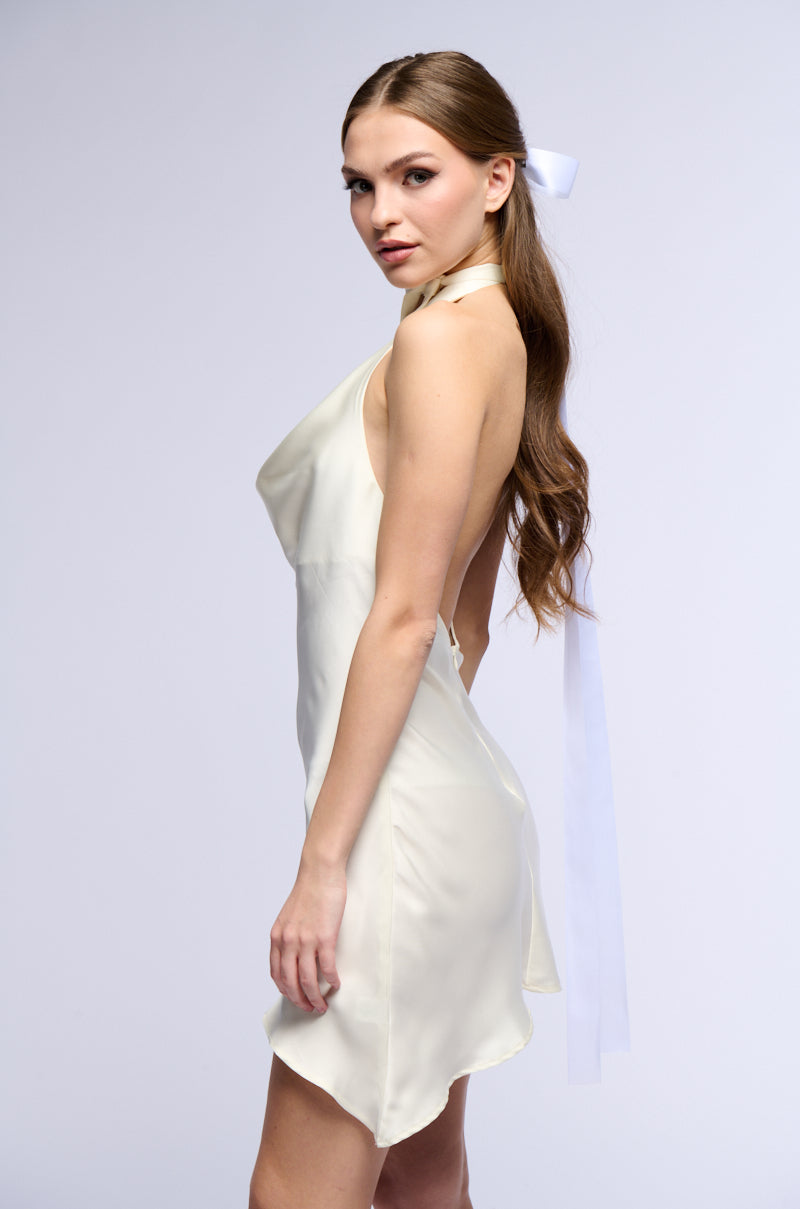 DOLLY SATIN MINI DRESS