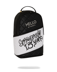 HELLO MY NAME IS 15 YEARS QUILTED BACKPACK (SUPER RARE)