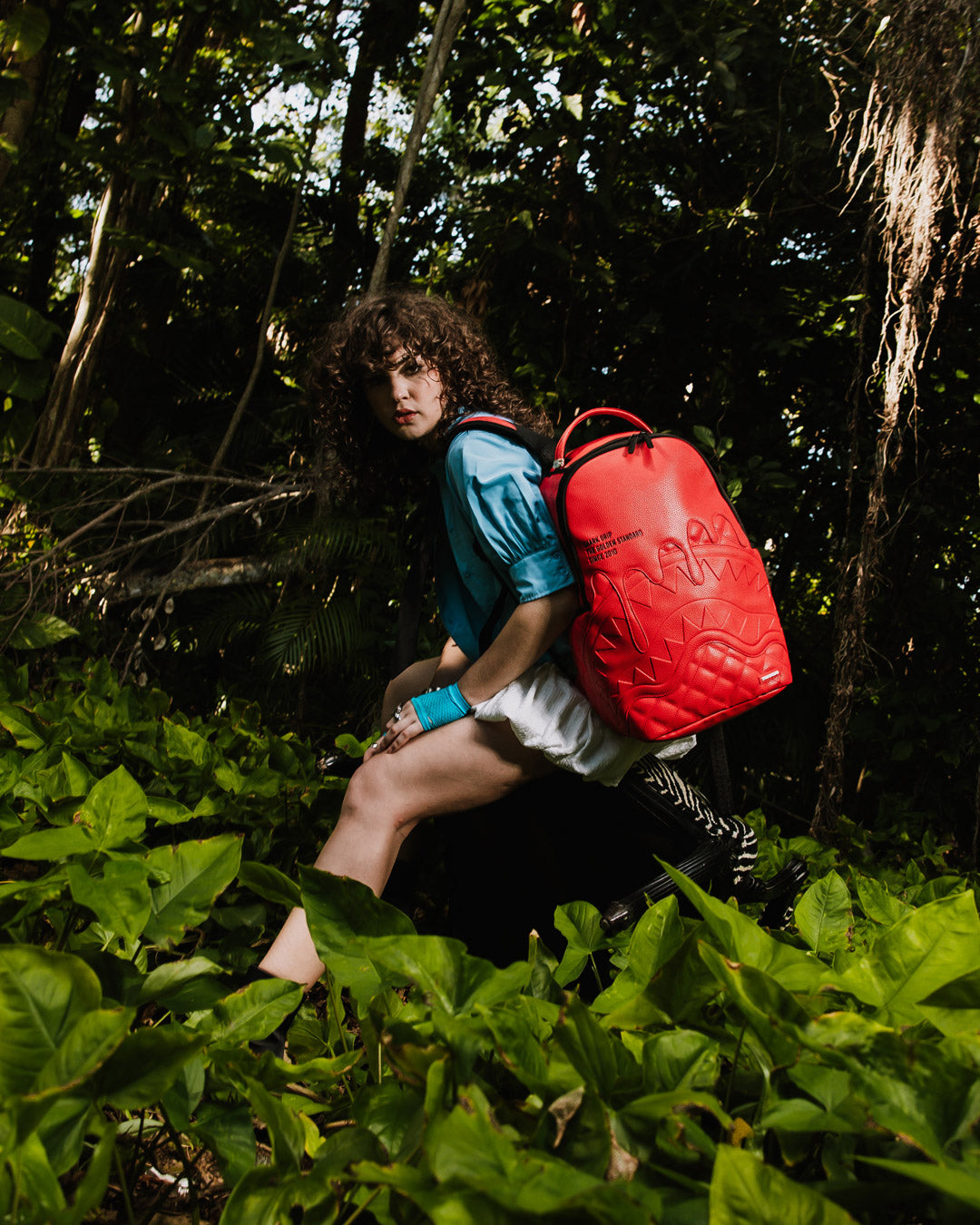 SHARK CENTRAL EMBOSSED DRIP DLXSV BACKPACK
