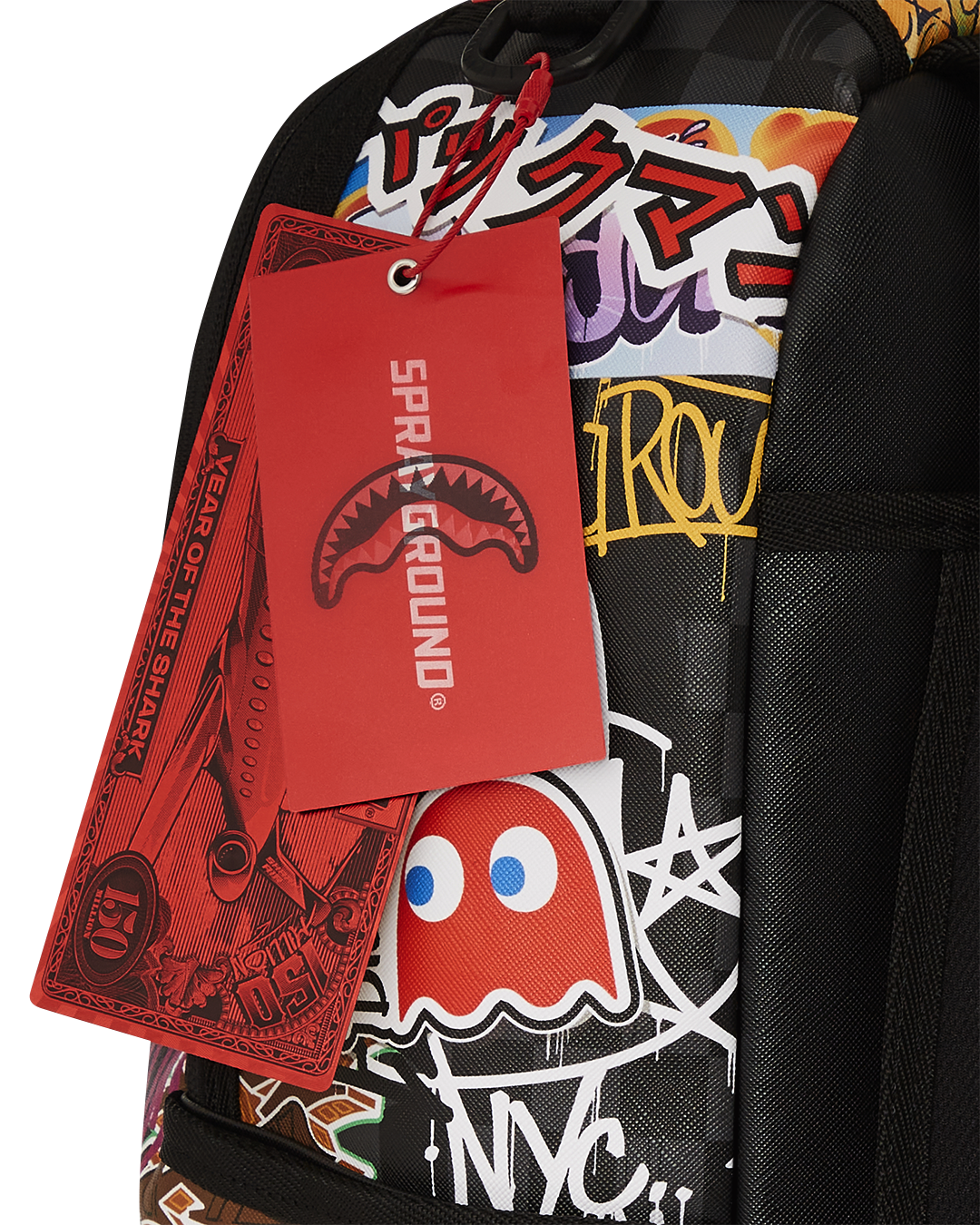 PACMAN LEVELED-UP ART BACKPACK