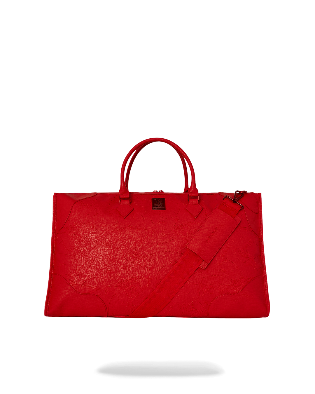 JAMES FIRST CLASS RUBY RED PYRAMID LARGE DUFFLE